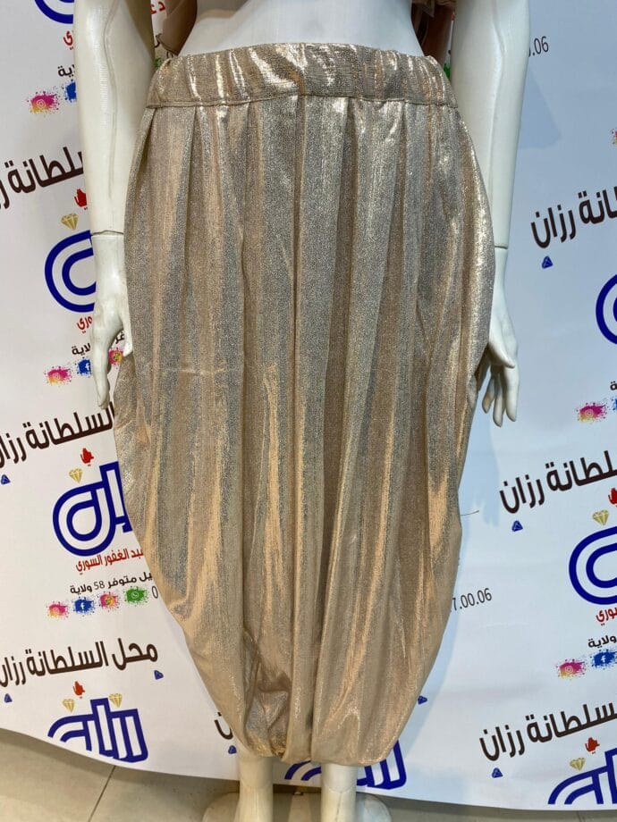 سروال للكراكو مدور بيزو بيزو برونز ستوندار فيه لاستيك في الخصر