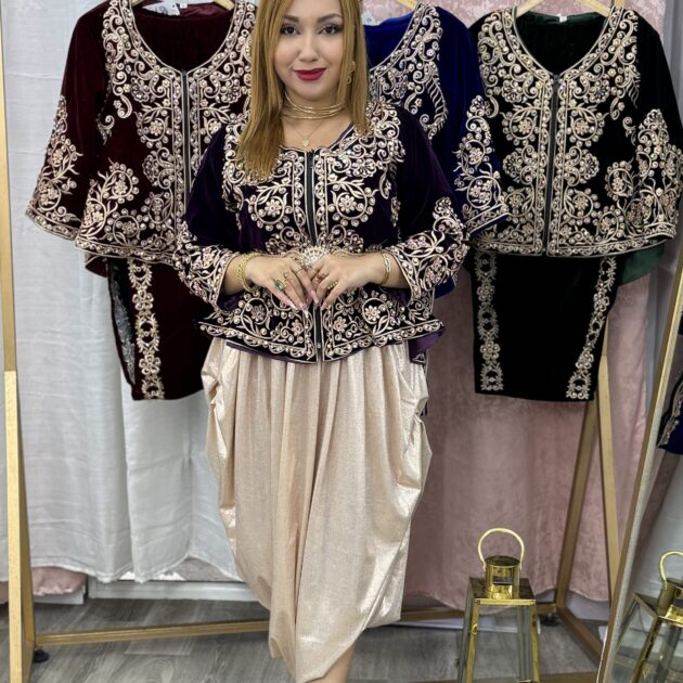 كراكو وردات طرز شعرة بسروال مدور بيزو بيزو